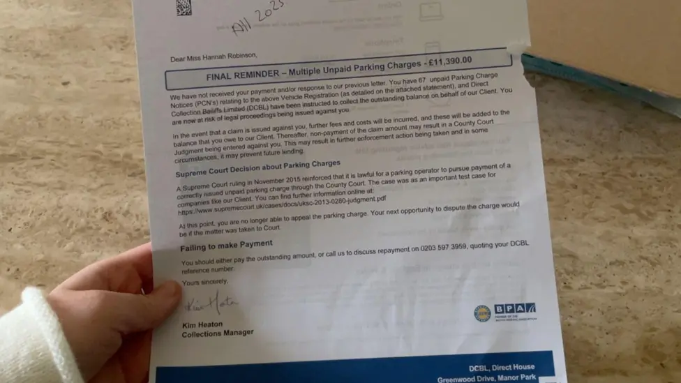 Excel Parking Ticket